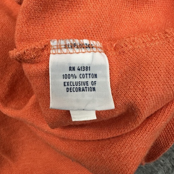Polo Ralph Lauren Men's XL Orange Blue Pony 2 Button Short Sleeve Polo NY Mets - Picture 3 of 7